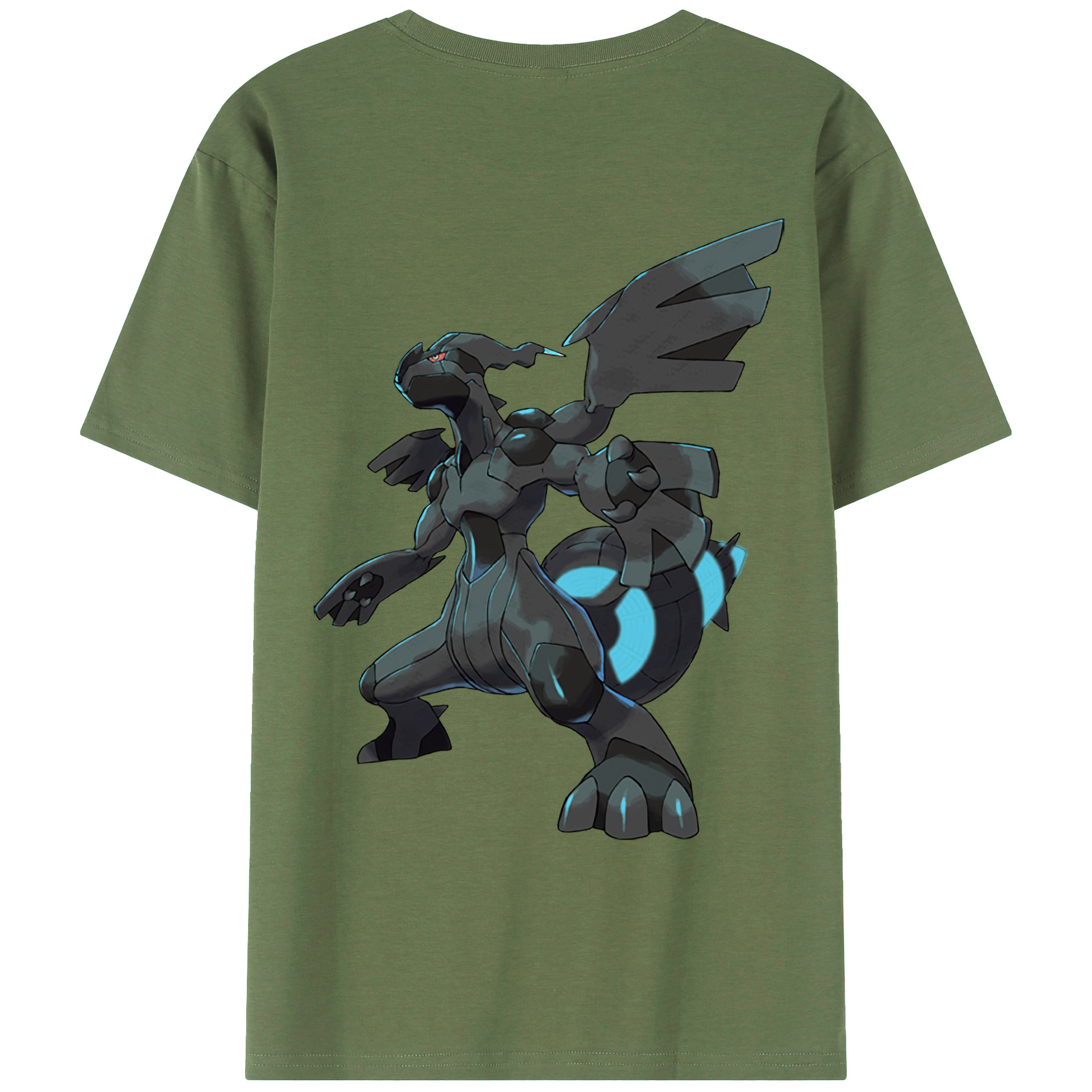 （画像用） ポケットモンスター Pokémon 綿100％ メンズ半袖Tシャツ（バックプリント） 通気性